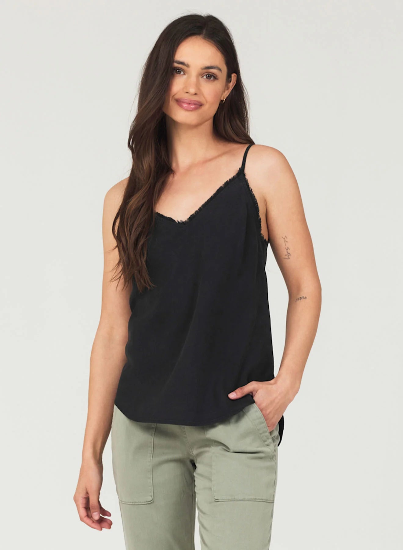 Women's Fashion Tank Top - Soft & Breathable Summer Sleeveless Shirt - B2243654303Sp25 Bella Dahl Black - Perfect for Beach, Yoga & Casual Wear