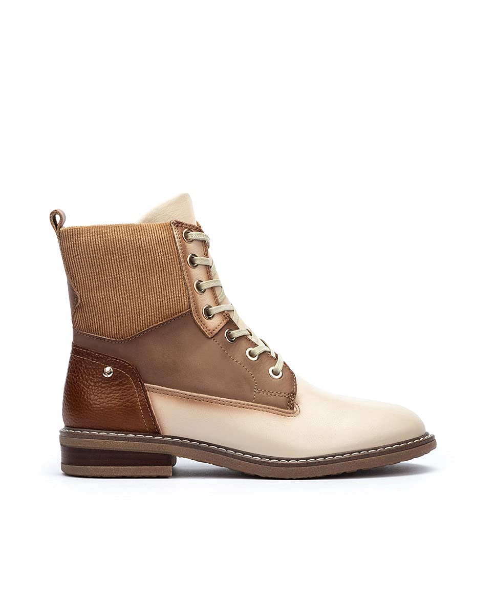 PIKOLINOS Women's Leather Flat Ankle Boots - Comfortable Aldaya Style for Casual Wear & Everyday Outfits | Perfect for Office, Shopping & Fall Fashion