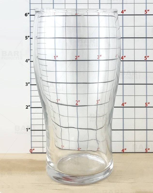 BarConic® 20 oz Imperial Pint Glass - Heavy Duty Beer Mug for Home Bars, Pubs & Restaurants - Perfect for Draft Beer, Lager, Ale & Cocktails - Dishwasher Safe Drinking Glass Set