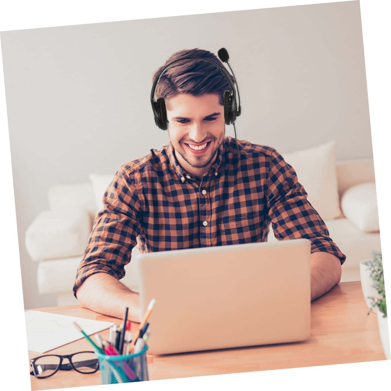 Gadpiparty 3 Pack Gaming Headset with Noise Cancelling Microphone - USB Wired Computer Headphones for PC, PS4, Xbox - Perfect for Online Gaming, Streaming & Conference Calls