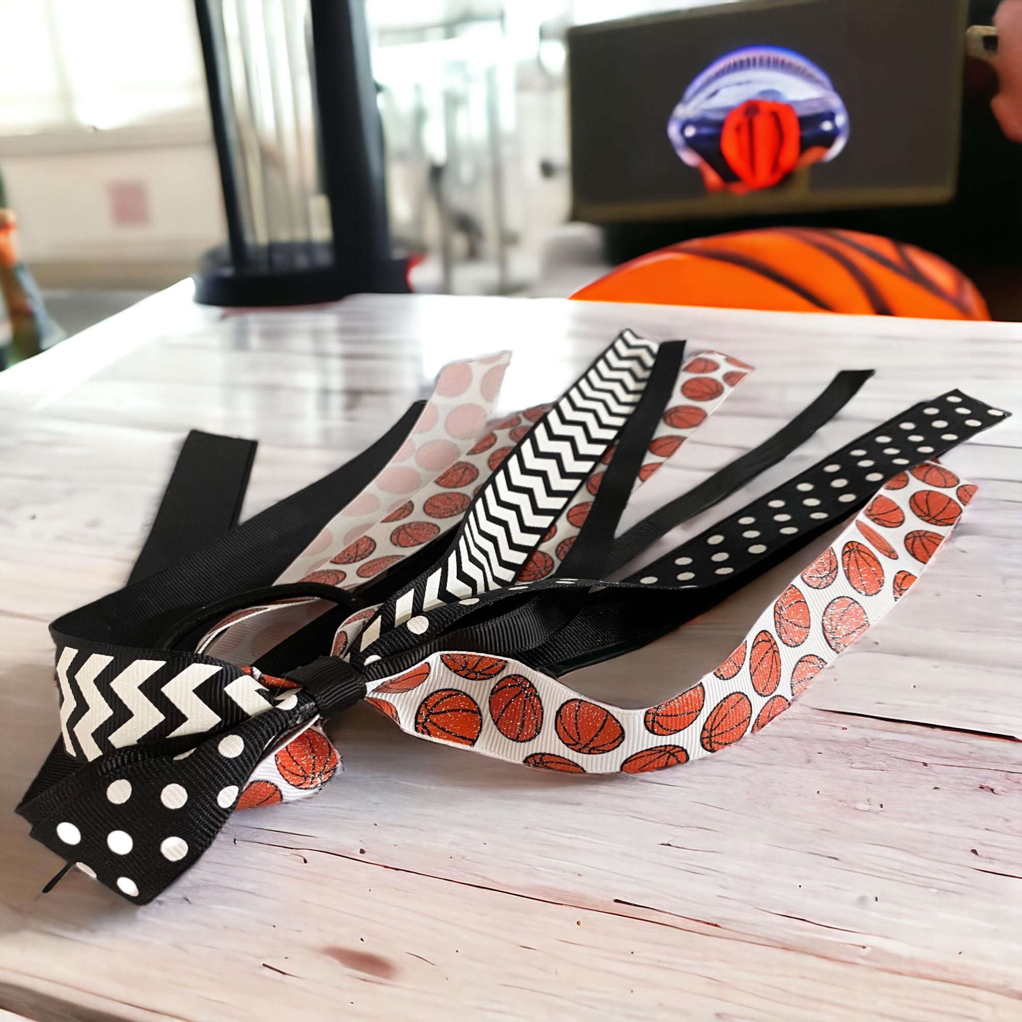 Electric Blue Soccer Ponytail Hair Bow - Cheerleading Hair Accessories for Girls - Perfect for Sports Games, Cheer Competitions & Team Spirit Events