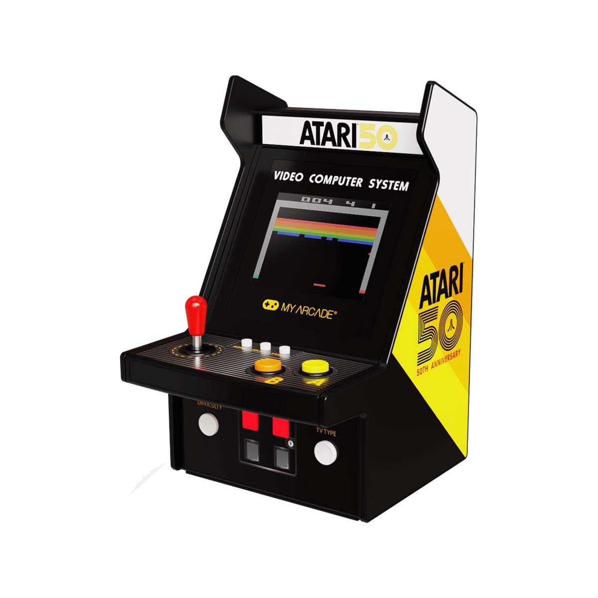 ATARI RETRO ARCADE 6.75-inch MICRO PLAYER PRO - Portable Mini Arcade Machine for Classic Gaming | Perfect for Home, Office & Travel Entertainment