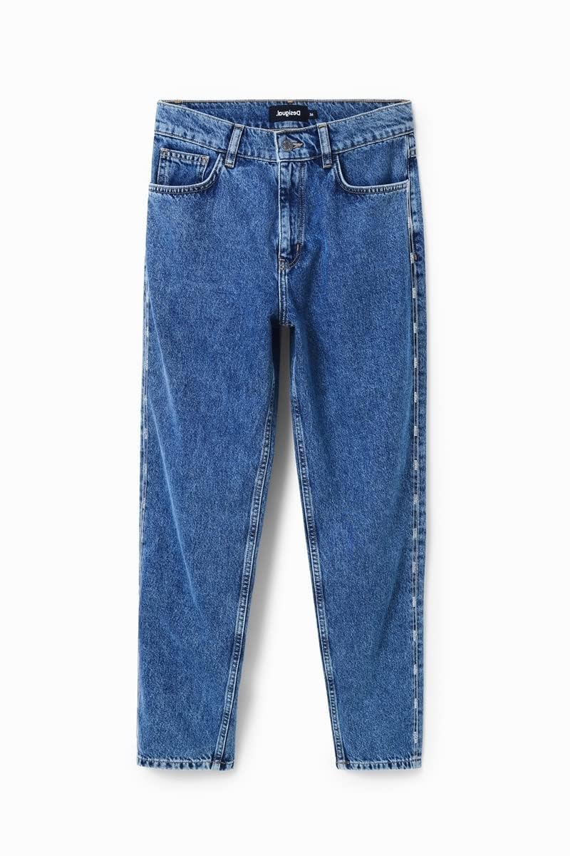Desigual Women's Regular Fit Denim Jeans - Comfortable & Stylish Long Pants for Casual Wear, Office & Everyday Outfits