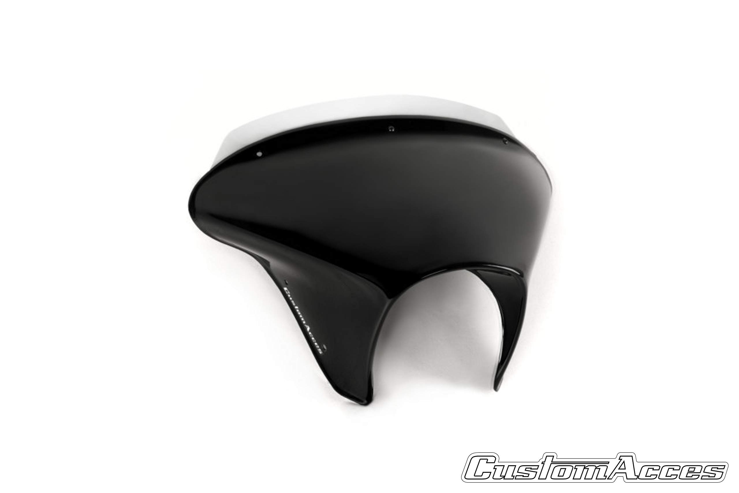 Harley Davidson Sportster Iron XL1200N (2018-2020) Batwing SML Short Windshield - Smoke Tinted for Motorcycle Wind Protection & Style Enhancement | Perfect for Cruising & Long-Distance Riding