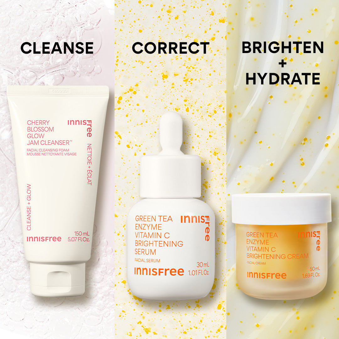 Radiance Routine Skincare Set - Brightening & Hydrating Face Care for Glowing Skin | Perfect for Daily Use & Nighttime Routine