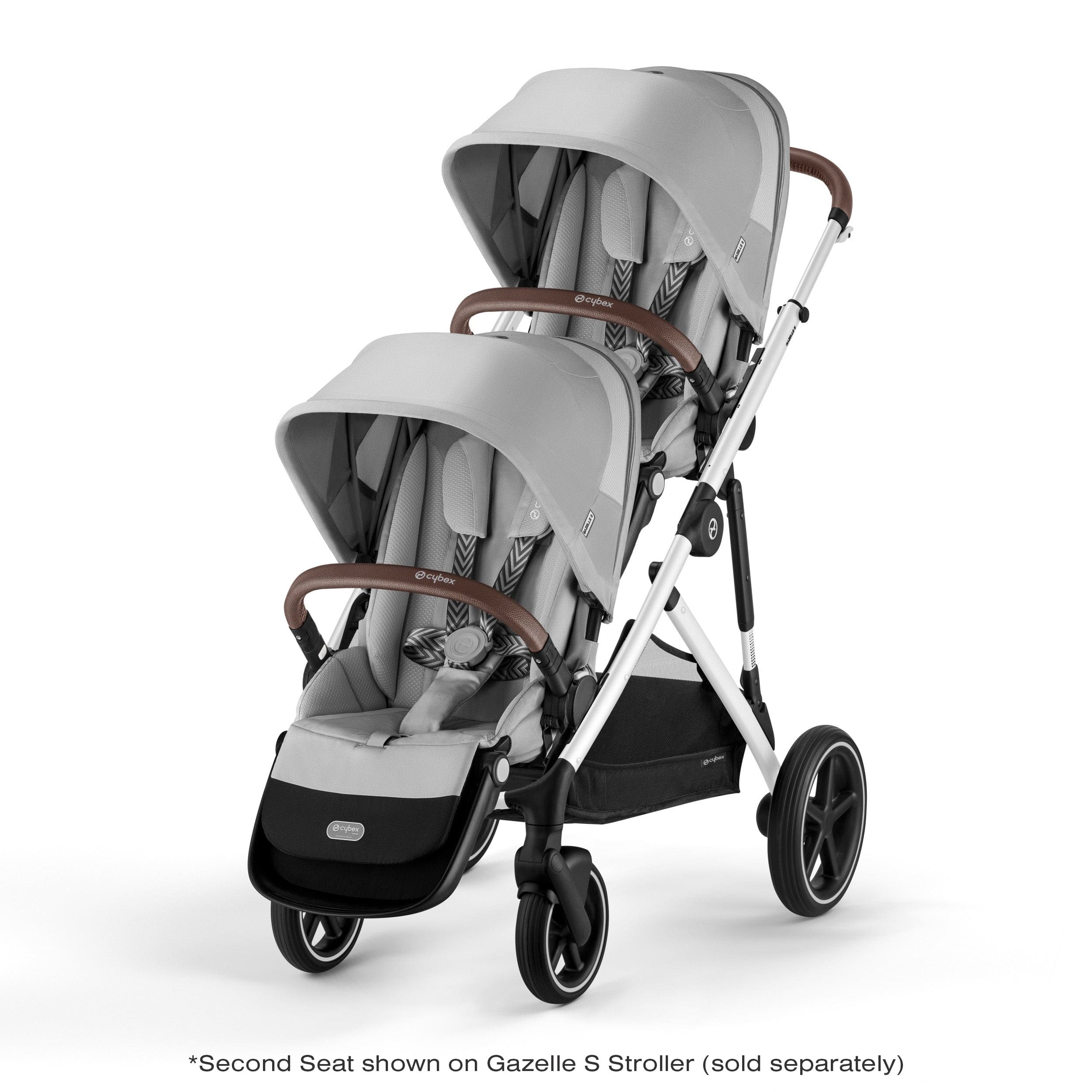 Cybex Gazelle S 2-Seat Stroller - Lightweight Compact Baby Stroller for Twins & Toddlers | Perfect for City Walks, Shopping & Travel