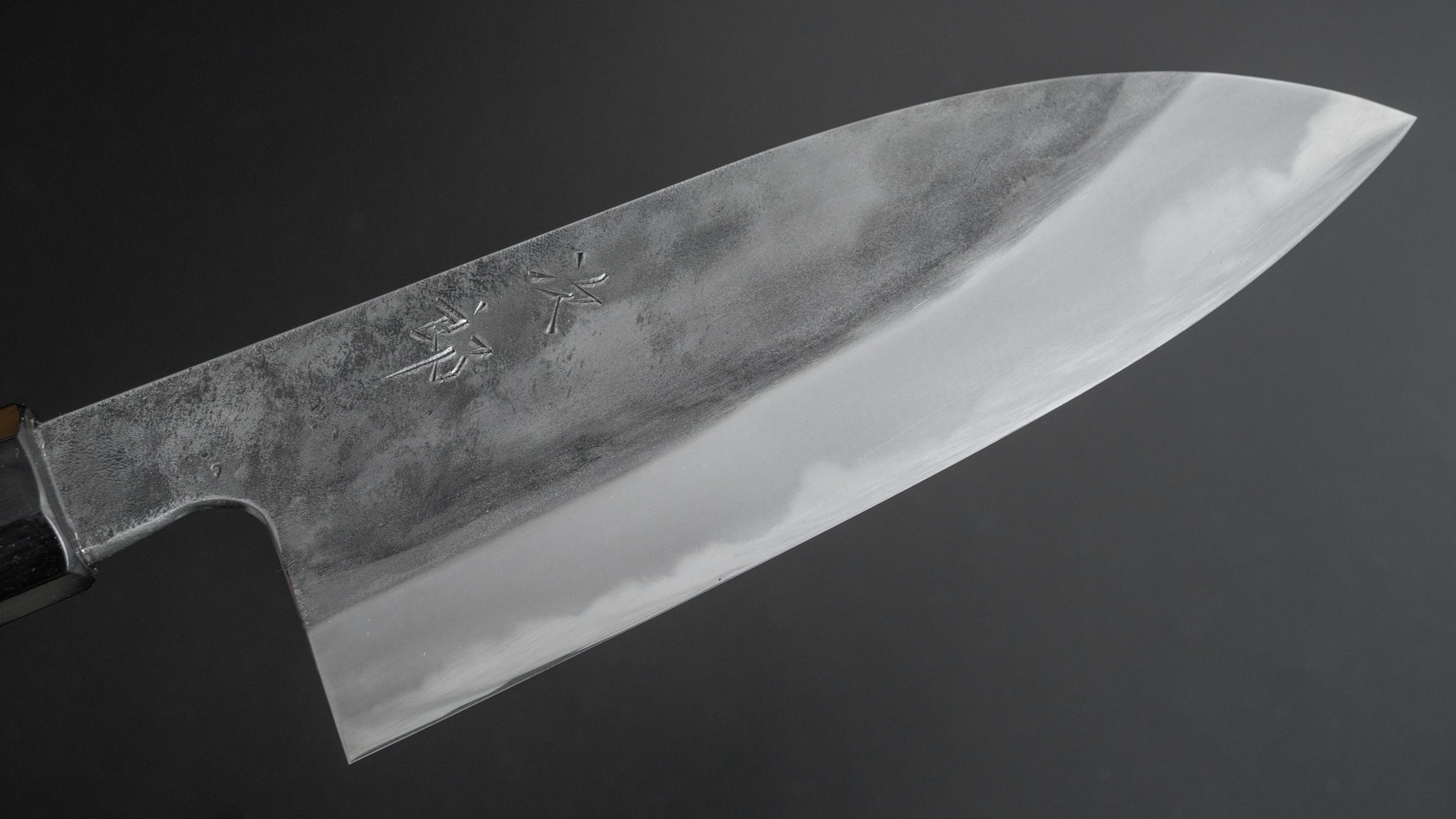 Jiro Tsuchime Wa Santoku 165mm Japanese Chef Knife with Taihei Tagayasan Handle - Perfect for Sushi, Vegetables & Meat Cutting (#225)