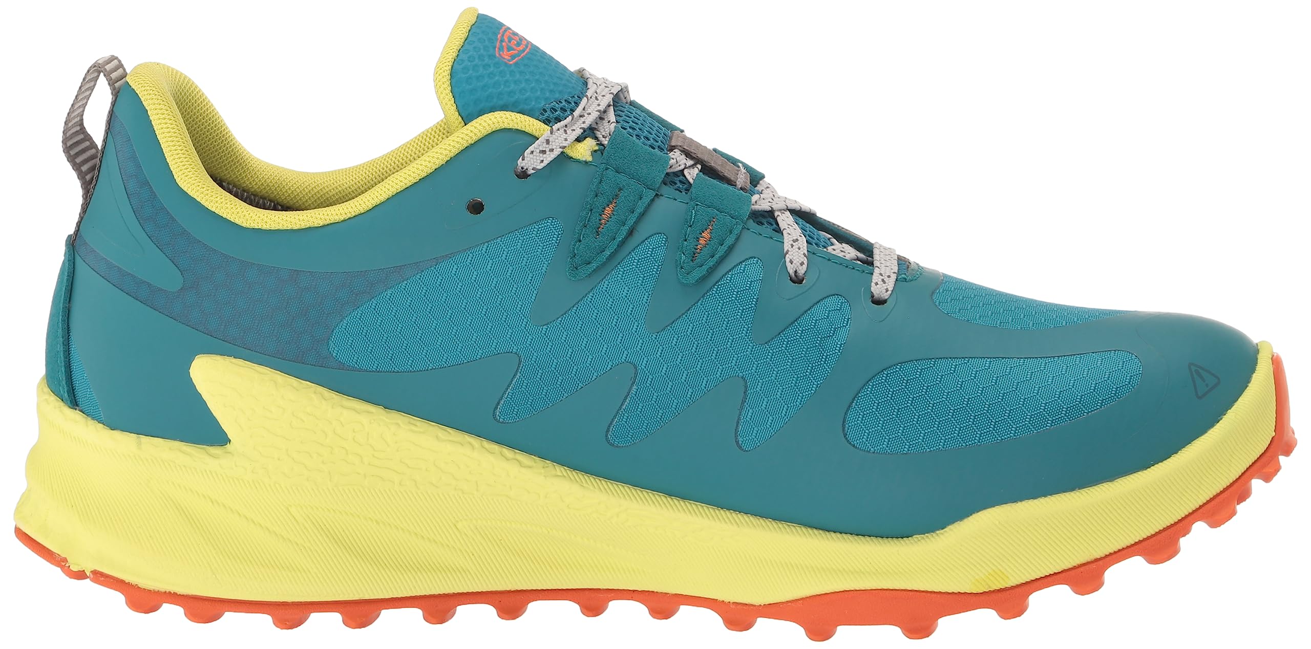 KEEN Women's Zionic Low Height Waterproof Hiking Shoes - All Terrain Outdoor Footwear for Women | Fjord Blue/Evening Primrose | Size 10 | Perfect for Trail Hiking, Camping & Water Activities