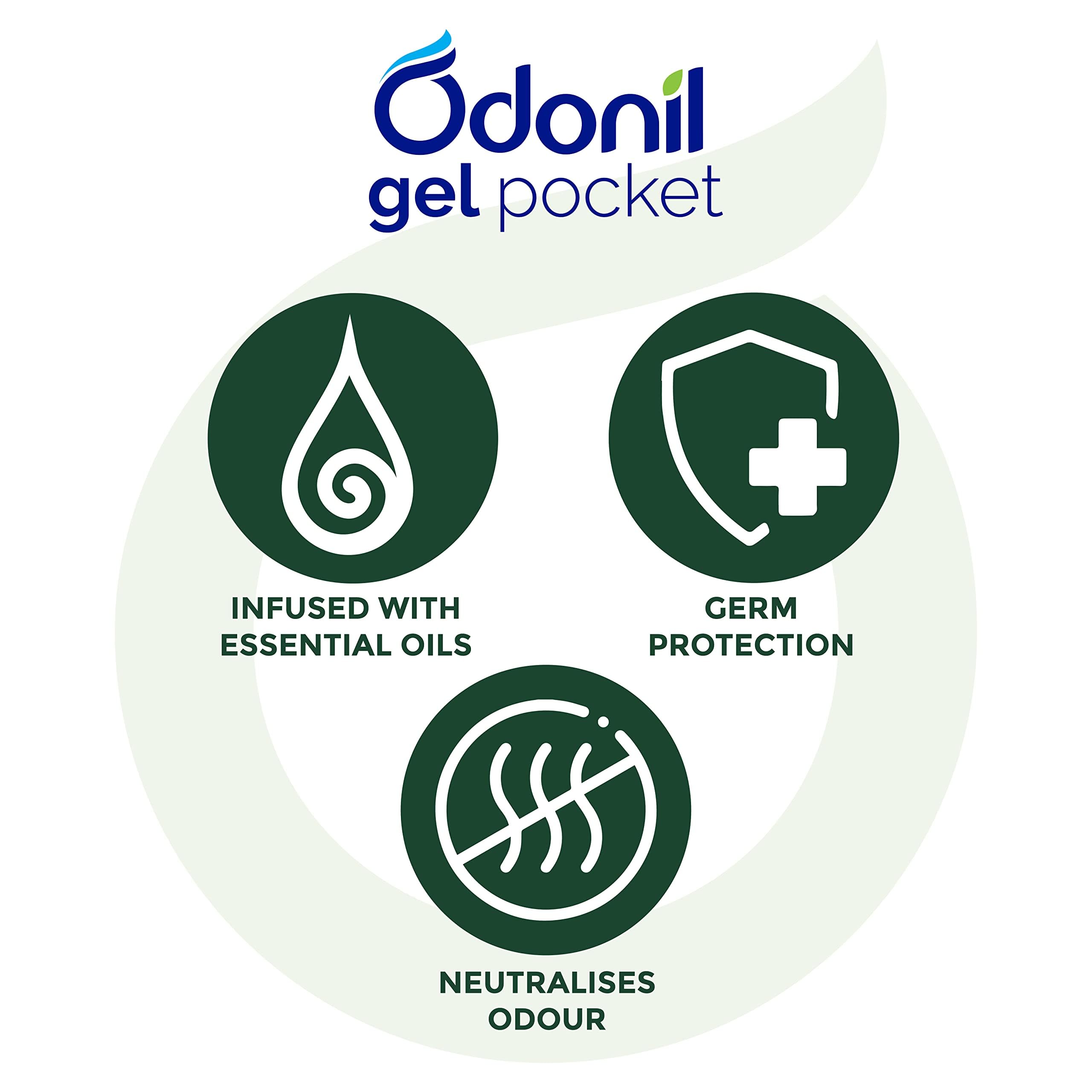 Odonil Floral Valley, Citrus Bloom, Wild Forest Aroma Oil (6 x 10g) - Natural Air Freshener for Home, Office & Car | Long-Lasting Fragrance for Relaxation & Stress Relief