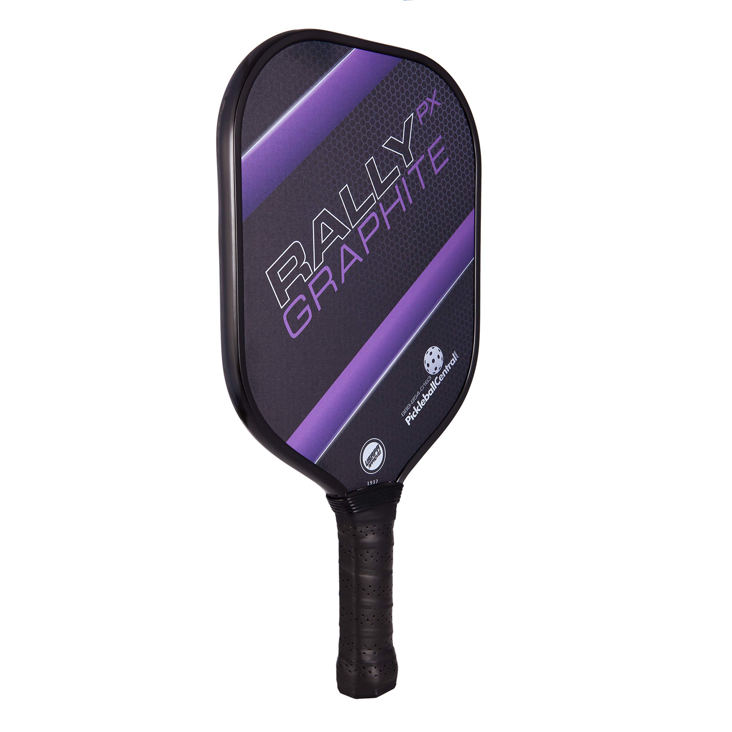 Rally NX Graphite Pickleball Paddle - USAPA Approved Lightweight Paddle with Composite Honeycomb Core & Carbon Fiber Face | Perfect for Competitive Play & Recreational Games | PickleballCentral