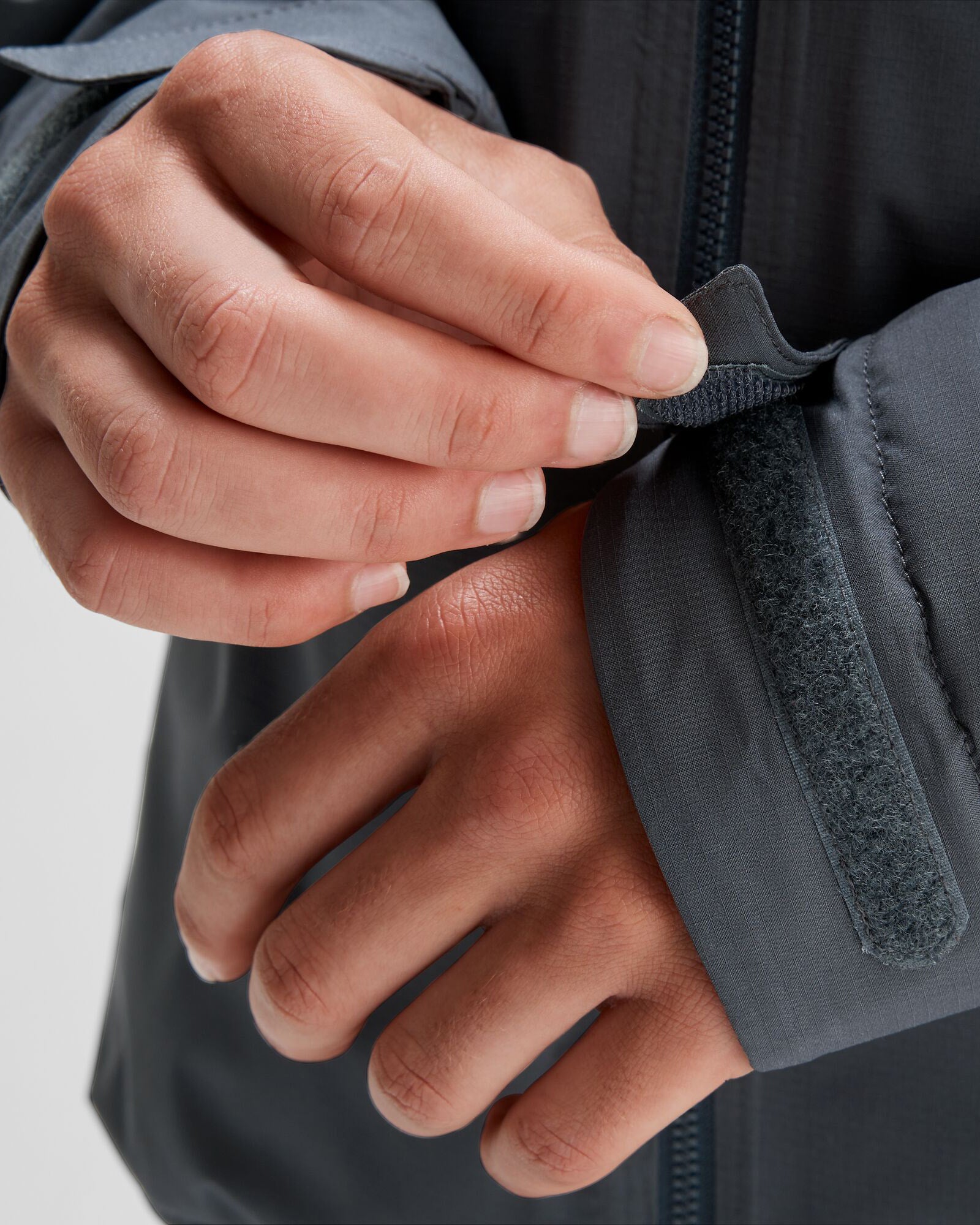 Men's Waterproof Insulated Rain Jacket - Lightweight 2L Trailhead Jacket for Hiking & Outdoor Activities - Night Black Color