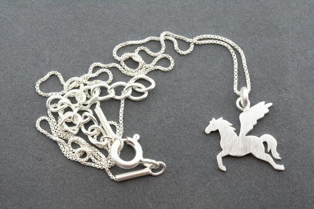 Pegasus Necklace for Women - Sterling Silver Winged Horse Pendant - Perfect for Gifts, Fashion & Mythology Lovers - Elegant Jewelry for Everyday Wear & Special Occasions