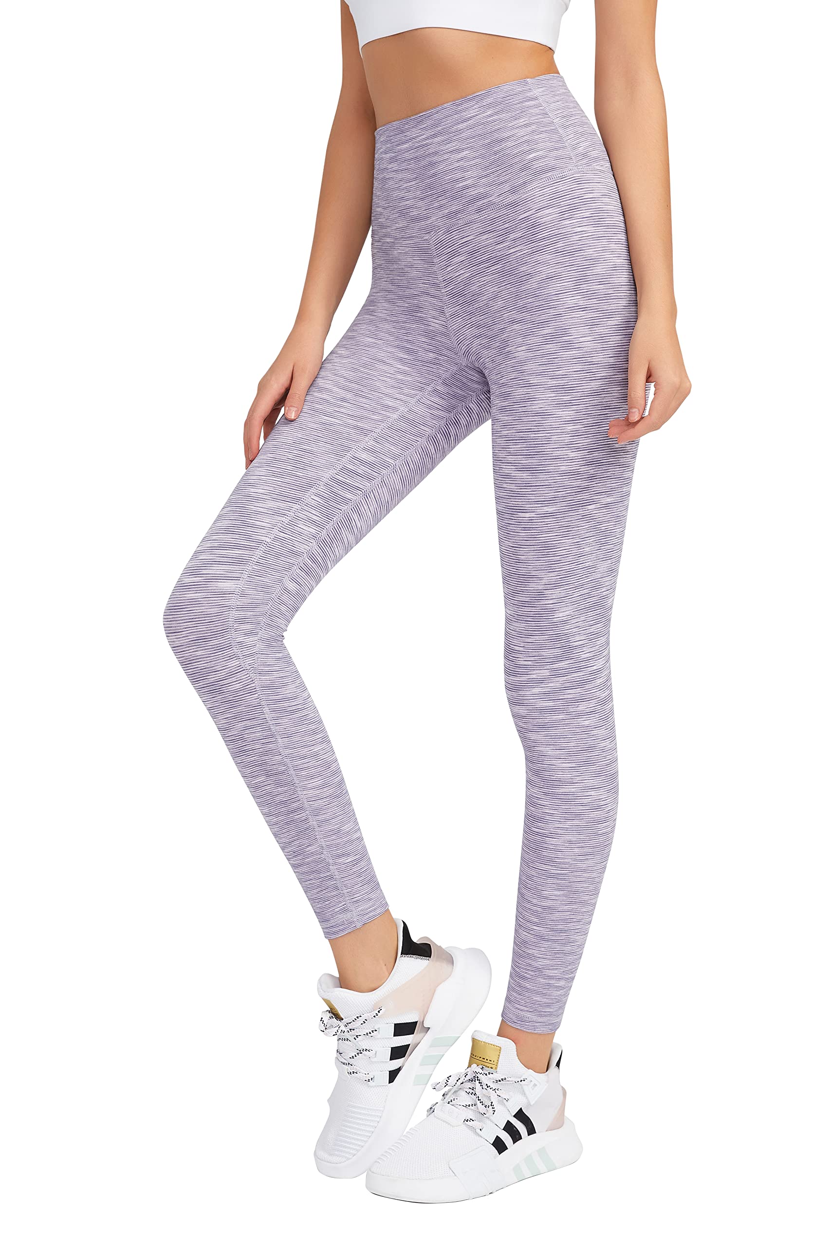 Women's High Waisted Yoga Pants - Seamless Workout Leggings with Tummy Control, Naked Feeling Gym Tight Pants for Running, Pilates & Lounge Wear