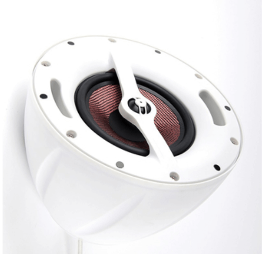 MG PS 65W 6.5 Inch White Pendant Speaker - Perfect for Home Theater, Restaurants, and Outdoor Patio Sound Systems