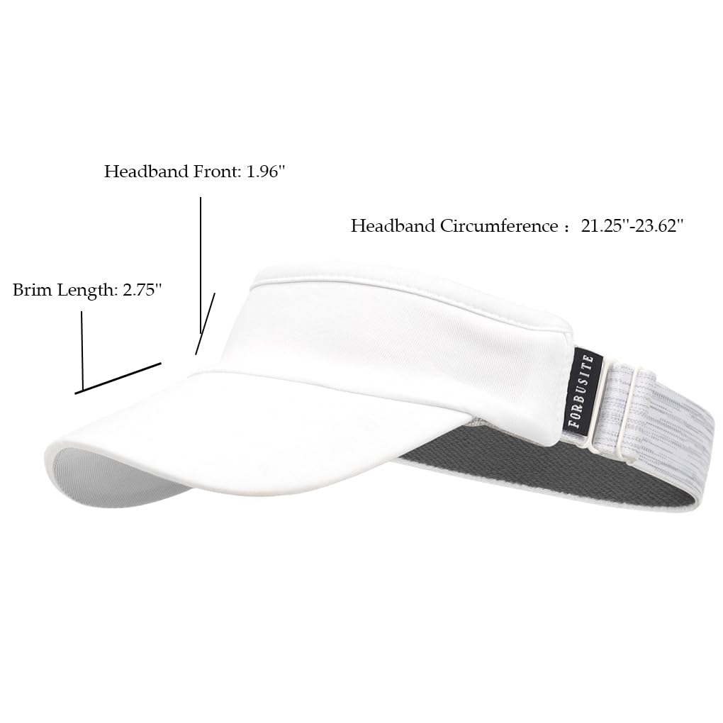 Ruphedy Women's Sports Sun Visor Hat for Running, Tennis, Golf - Cooling & Lightweight UV Protection - Perfect for Outdoor Activities, Workouts, and Summer Sports