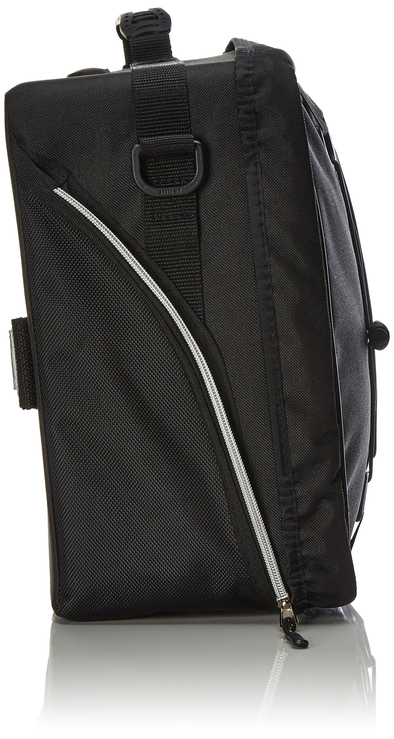Black Bicycle Topcase Bag with Polycarbonate Inner Tray TC6200 - Waterproof Bike Storage for Commuting, Touring & Urban Cycling