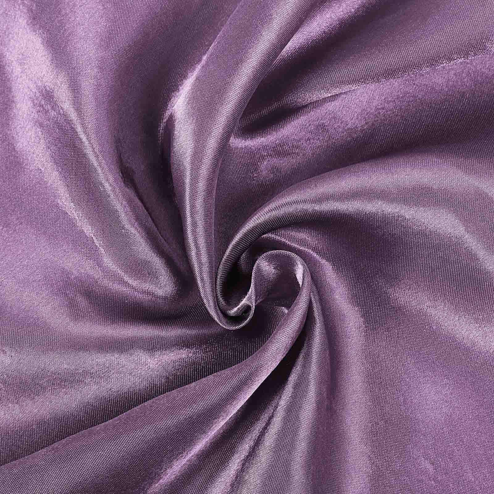 5 Pack 20x20 Inch Premium Satin Dinner Napkins - Elegant Formal Dining, Wedding, Party & Holiday Table Setting Accessories