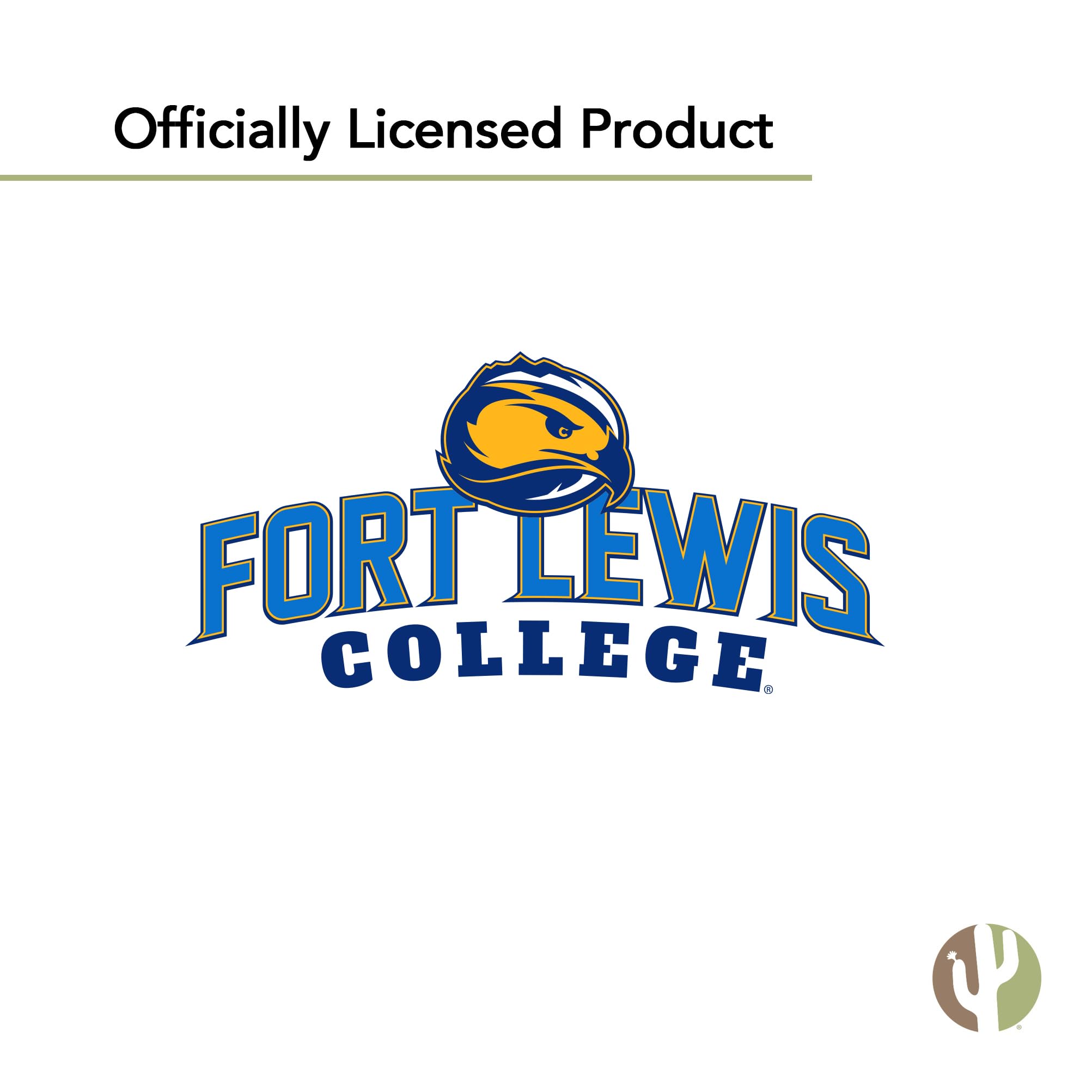 Desert Cactus Fort Lewis College Sticker - Skyhawks Vinyl Decal for Laptop, Water Bottle, Car & Scrapbook - Durable IND 70 Waterproof Stickers - Perfect for College Pride, School Spirit & DIY Crafts