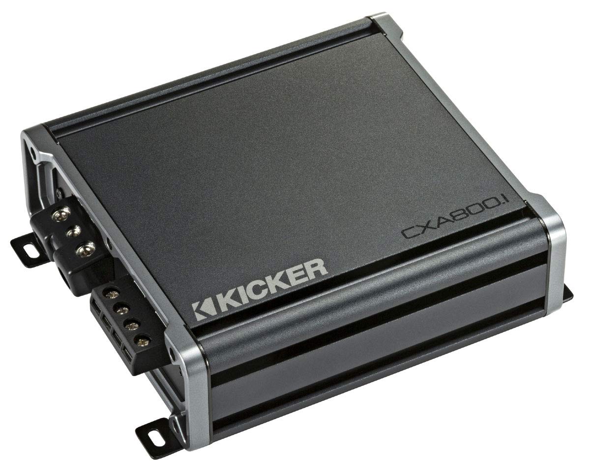 Renewed Kicker 44L7S124 12-Inch Solo-Baric L7 Subwoofer & CXA800.1 Amplifier Bundle - Powerful Car Audio System for Trucks, SUVs & Custom Vehicles