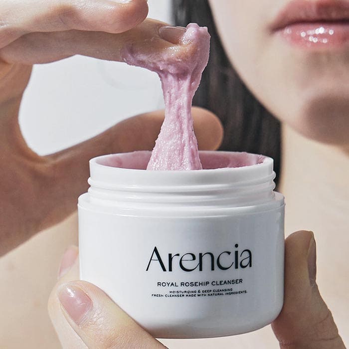 Arencia Fresh Royal Rosehip Cleanser 120g - Gentle Face Wash for Glowing Skin, Hydrating & Brightening - Perfect for Daily Skincare Routine & Sensitive Skin Care
