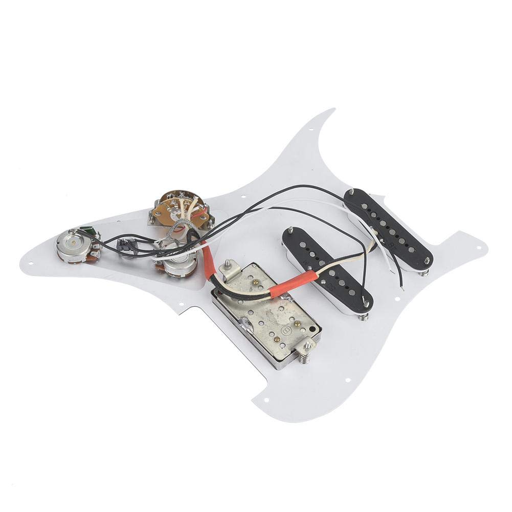 Prewired Loaded Pickguard for Electric Guitar - Humbucker Pickguard with Anti-Scratch Plate | Perfect for DIY Guitar Upgrades & Replacement Parts