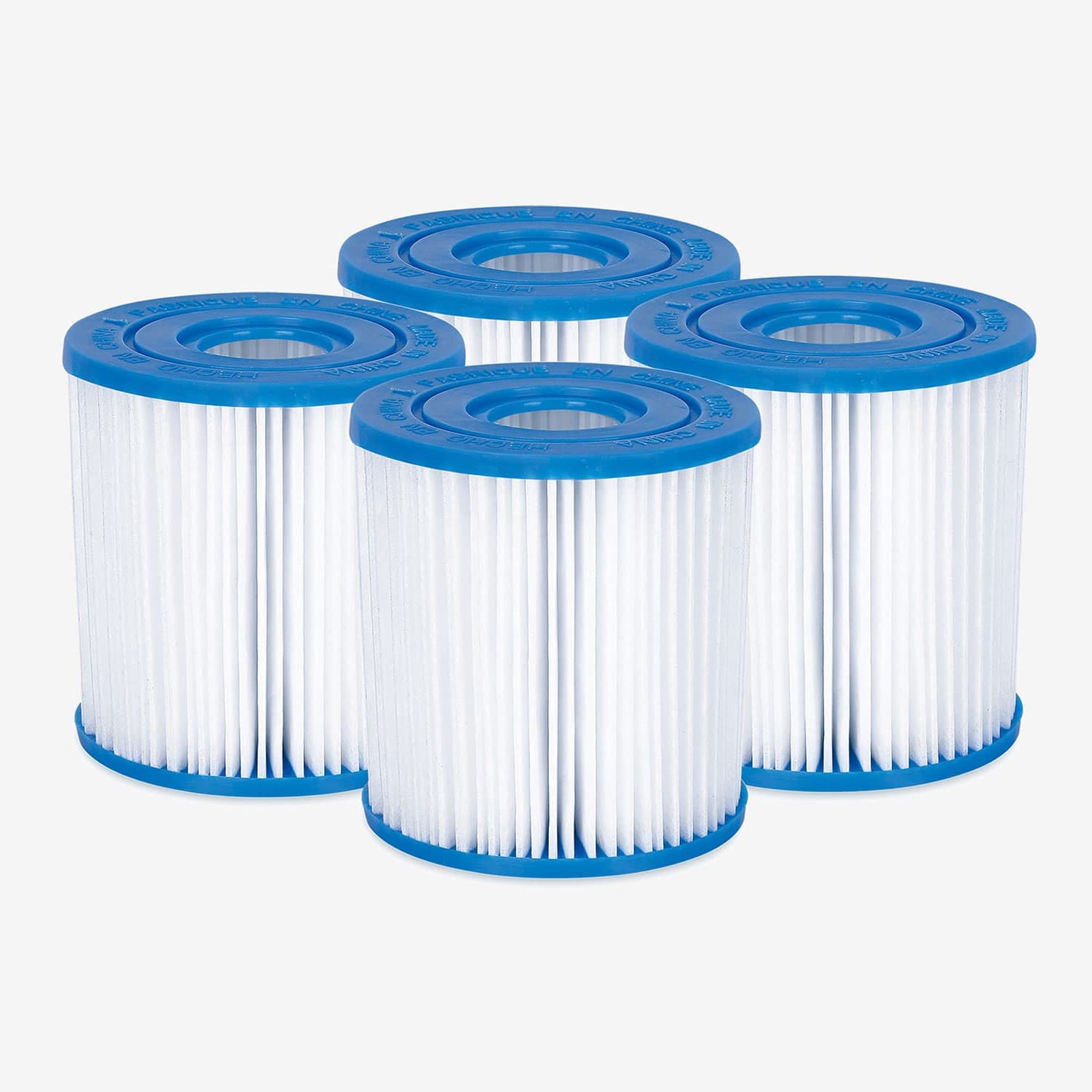 Funsicle Type I Water Filter Cartridge 4-Pack - Replacement Filters for Refrigerators, Under Sink & Countertop Water Filtration Systems - Perfect for Clean Drinking Water at Home