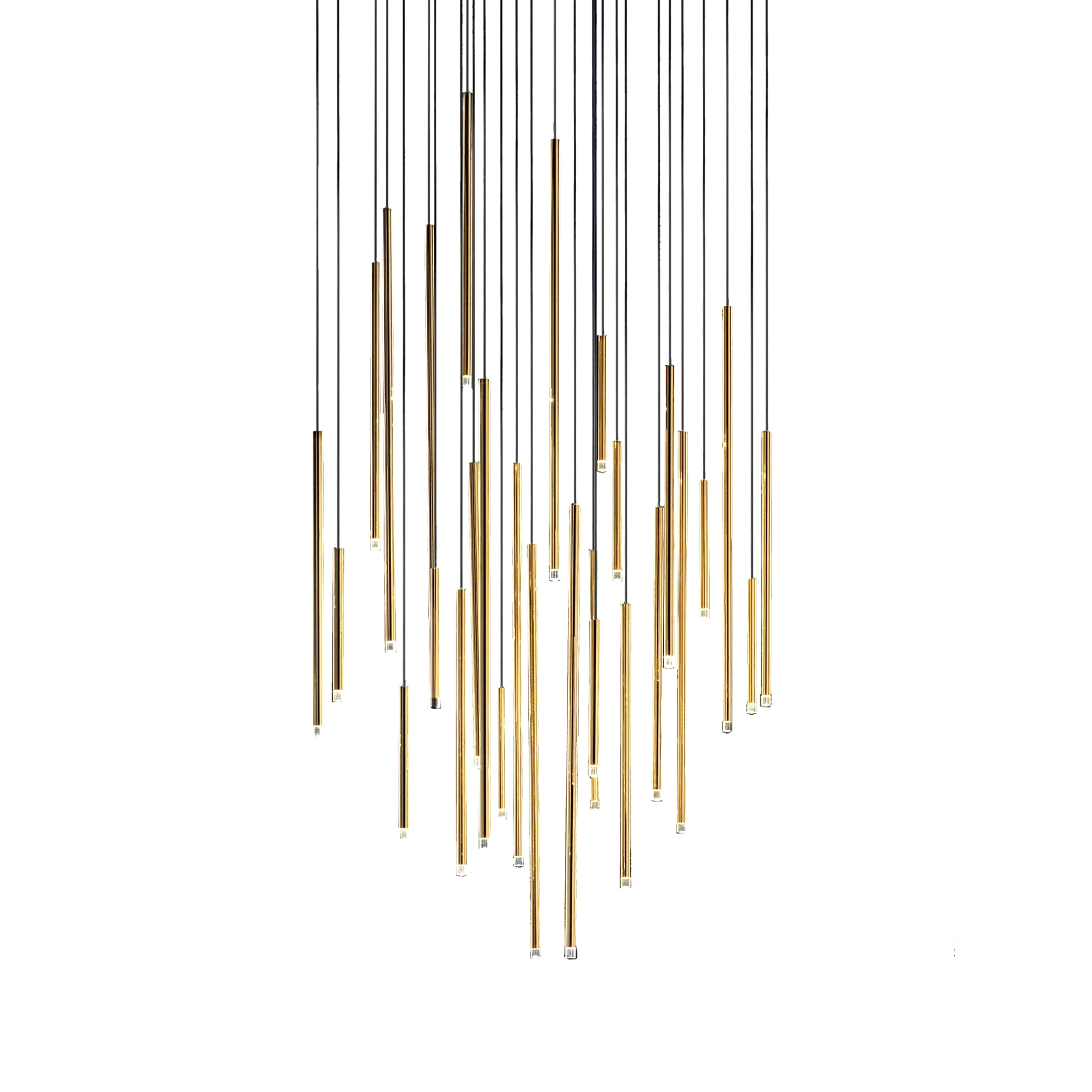 Modern Nano Suspension Chandelier - Sleek Minimalist LED Ceiling Light Fixture for Dining Room, Bedroom, and Living Room Decor