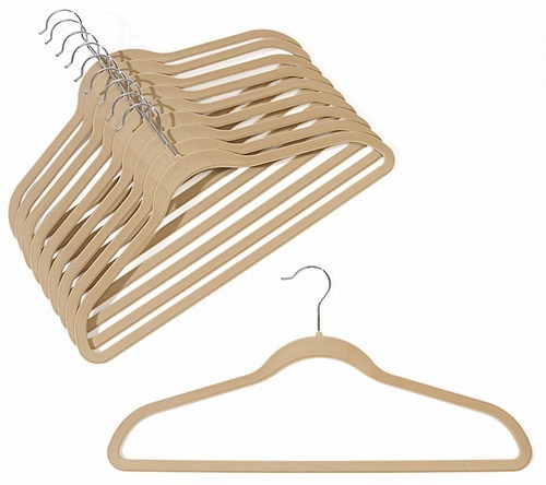 Slim Space-Saving Camel Shirt and Pant Hangers - Non-Slip Closet Organizer for Men's & Women's Clothing - Perfect for Travel, Closet Storage, and Laundry Room Organization
