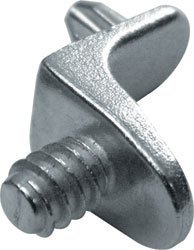 Hafele 12-Pack 5mm Steel Shelf Support Pins - Heavy Duty Lug Studs for Kitchen Cabinets, Bedroom Shelves & Closet Organizers | Perfect for DIY Furniture Assembly & Storage Solutions