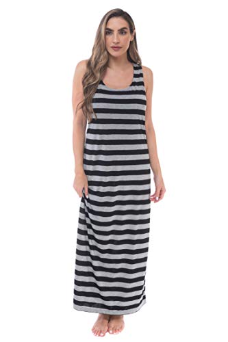 Heather Grey Black Stripe