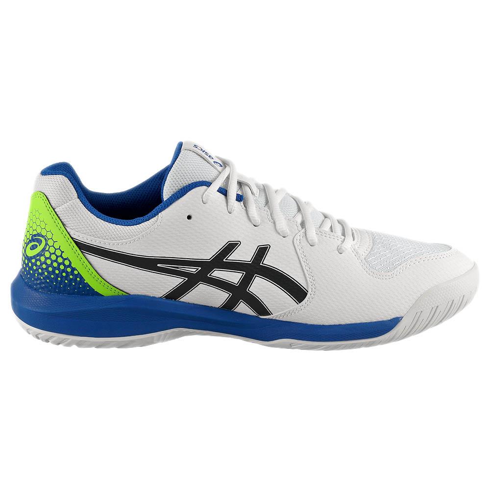 ASICS Men's Gel-Dedicate 8 Pickleball Shoes - White/Black - Lightweight Tennis & Court Shoes for Men - Perfect for Pickleball, Tennis & Indoor Sports