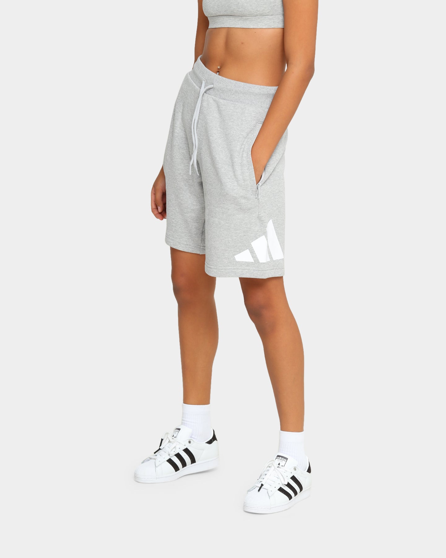 Adidas Men's Running Shorts - Grey Heather - Lightweight & Breathable for Workout, Gym & Outdoor Sports