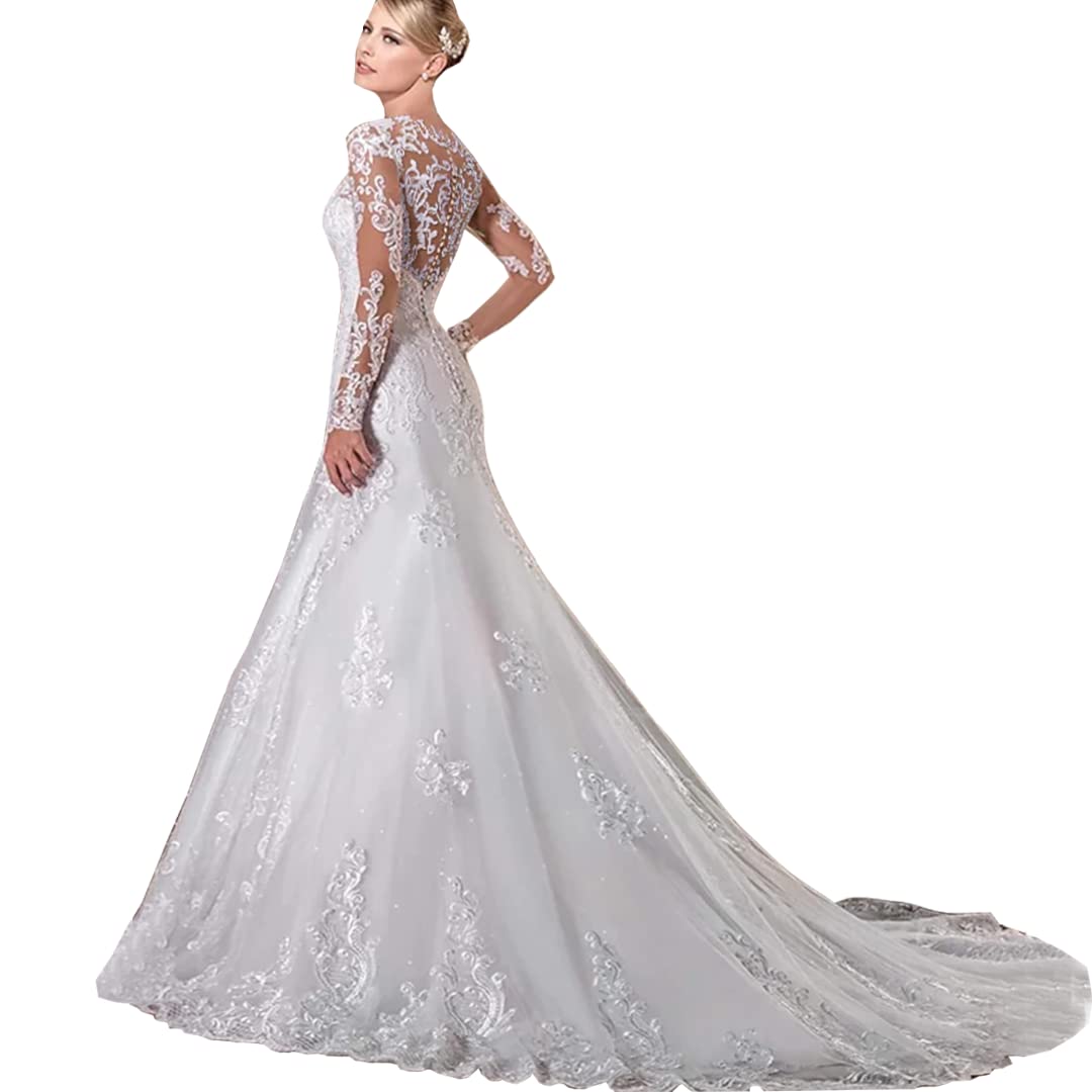 2023 Elegant Women's Lace Wedding Dresses | Beach & Destination Bridal Gowns | Perfect for Outdoor, Garden & Seaside Ceremonies