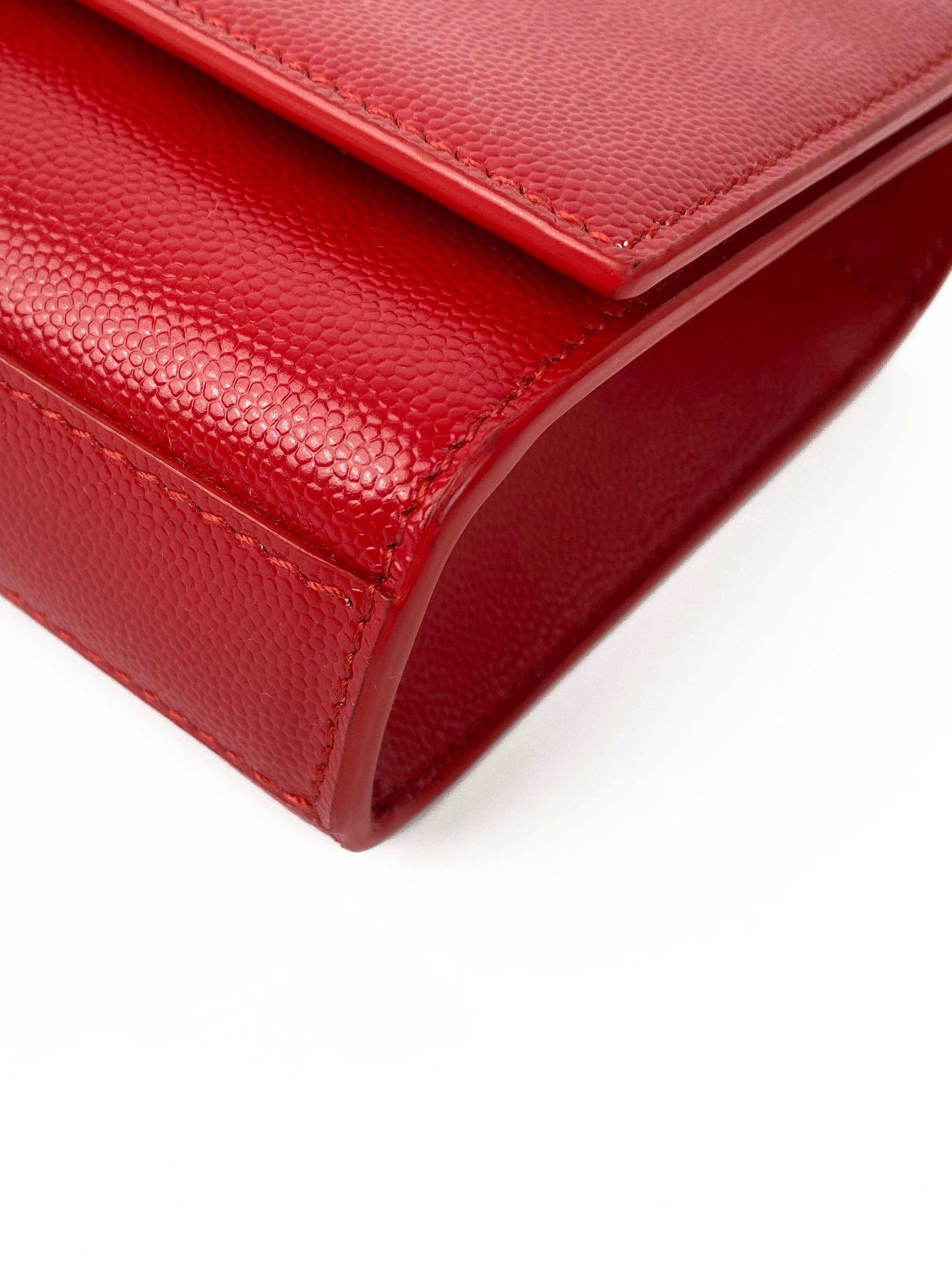 Saint Laurent Small Red Kate Bag - Luxury Crossbody Handbag for Women | Perfect for Evening Parties, Date Nights & Special Occasions