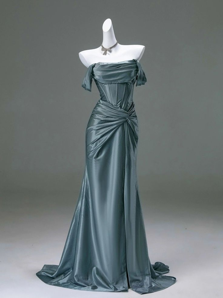 Elegant Mermaid Satin Evening Dress for Women - Long Formal Gown for Prom, Graduation, Wedding Guest - J6501 | Perfect for Special Occasions & Red Carpet Events