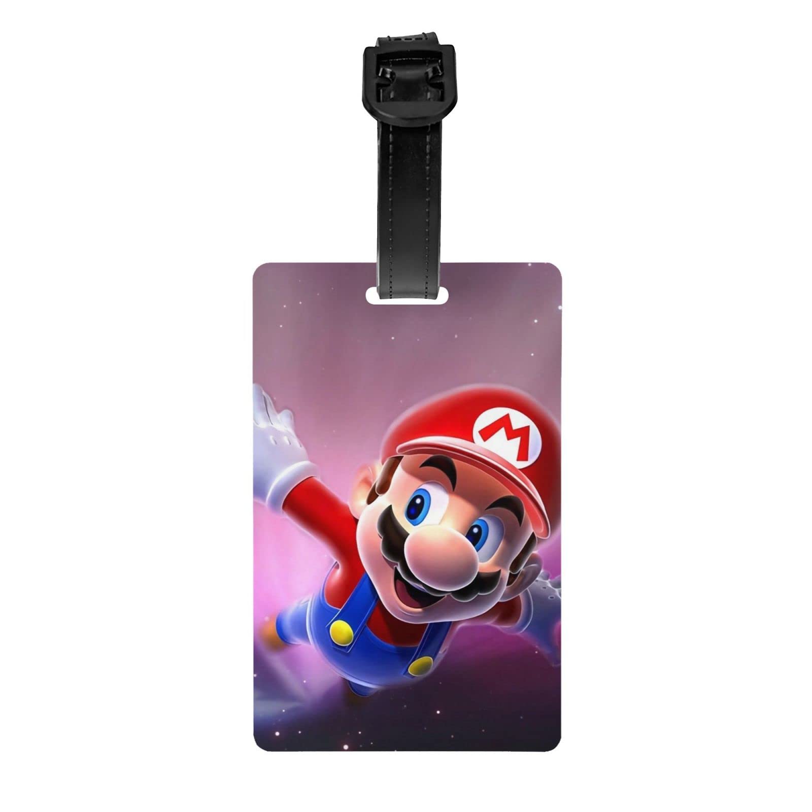 Anime Purple Luggage Tags for Suitcases - Durable PVC Name & Address Card for Women & Men Travel Bags - Perfect for Airports, Cruise Ships & Vacation Identification