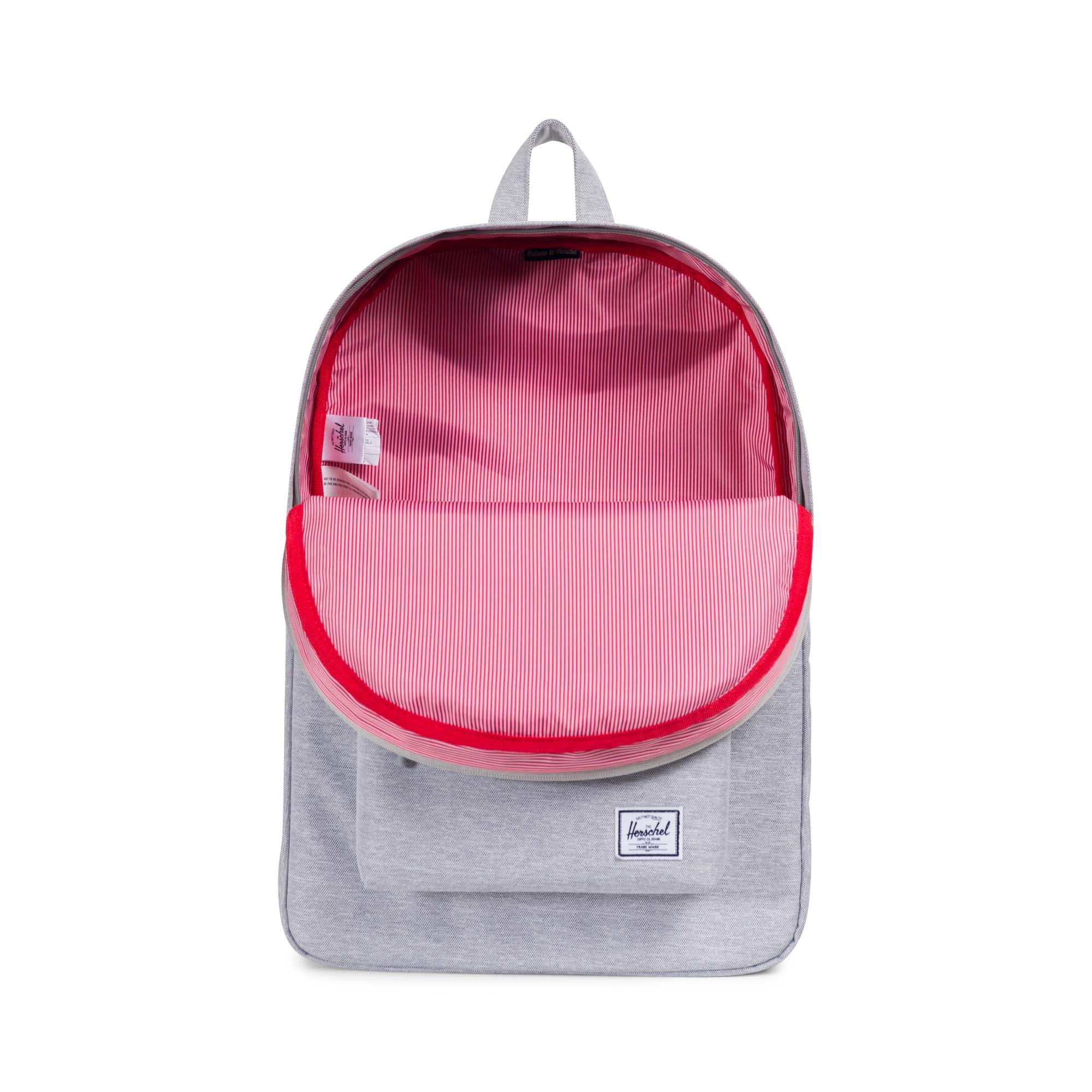 Herschel Classic Backpack - Light Grey School & Travel Laptop Backpack for Men & Women | Durable Water-Resistant Daypack for Work, College & Outdoor Adventures