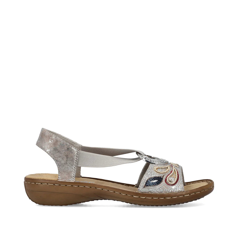 Rieker 608B4 Moon Women's Comfortable Slip-On Shoes - Perfect for Casual Wear, Office & Walking