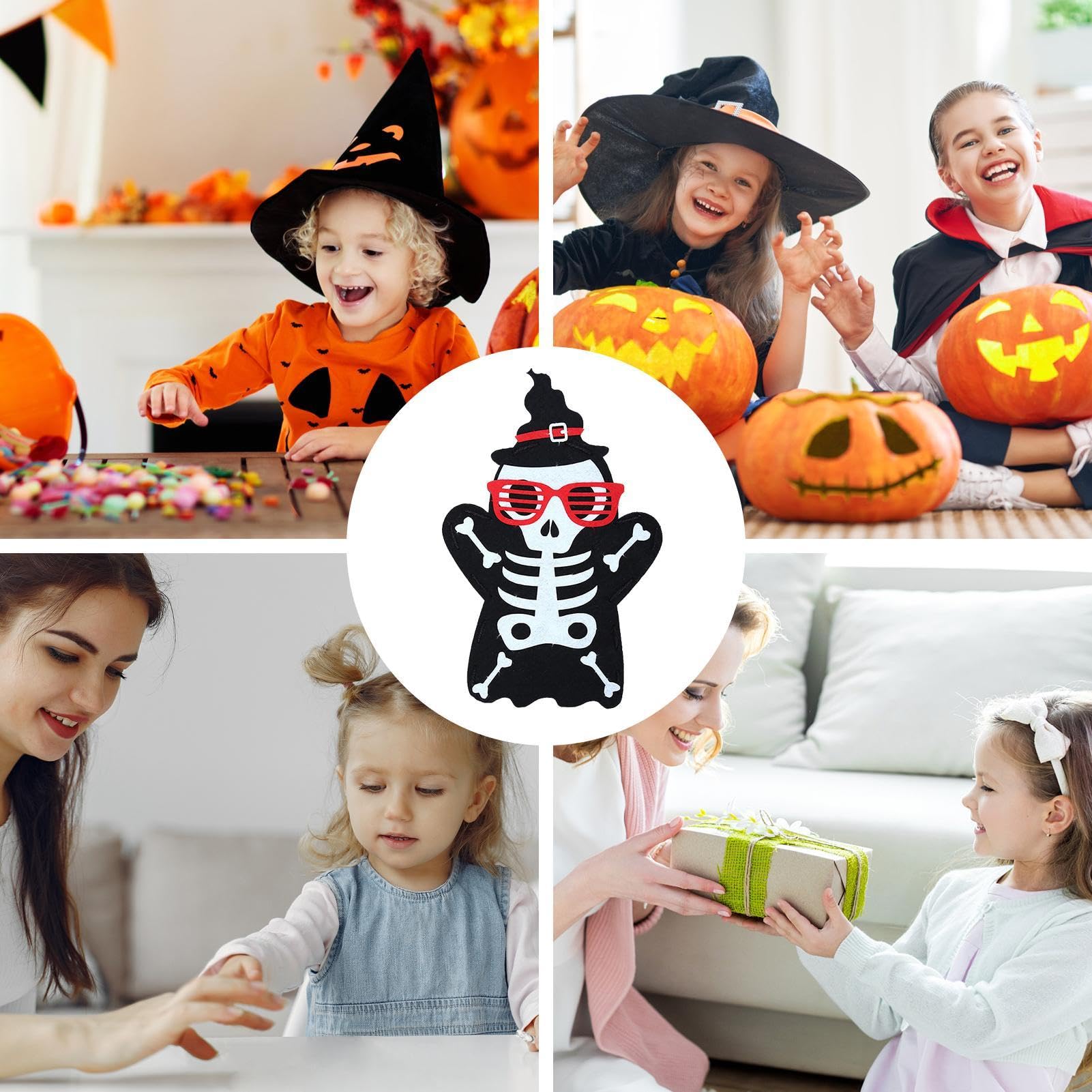Handmade Halloween Hand Puppets - Storytelling Puppet Toys for Kids | DIY Puppet Craft Supplies for Play Parties & Halloween Costume Parties