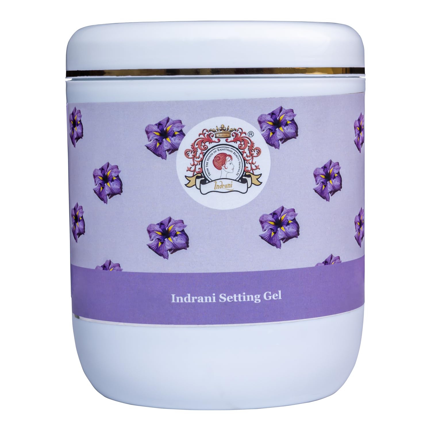 Indrani Professional Hair Setting Gel 1kg – Strong Hold Styling Gel for Curly, Wavy & Straight Hair – Salon-Quality Hair Styling for Men & Women – Perfect for Daily Use, Special Occasions & Professional Styling
