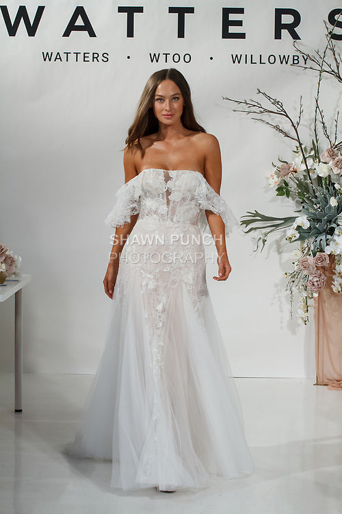 Willowby Mackinnon 54714 Wedding Gown - Elegant Lace Bridal Dress for Beach, Garden & Outdoor Ceremonies