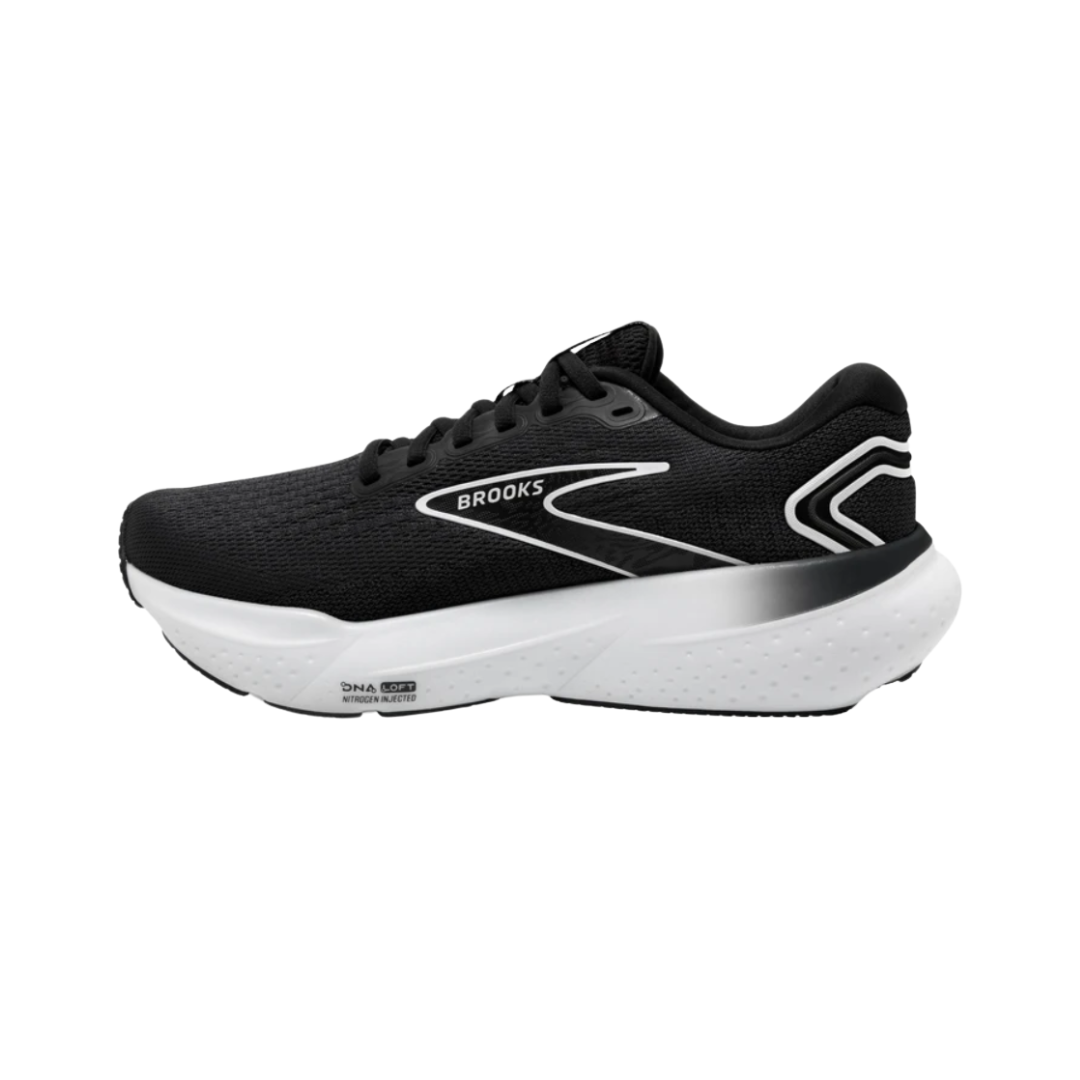 **Men's Glycerin 21 Running Shoes - Black/Grey/White (D Width) - Lightweight Cushioned Sneakers for Jogging, Gym & Daily Wear**