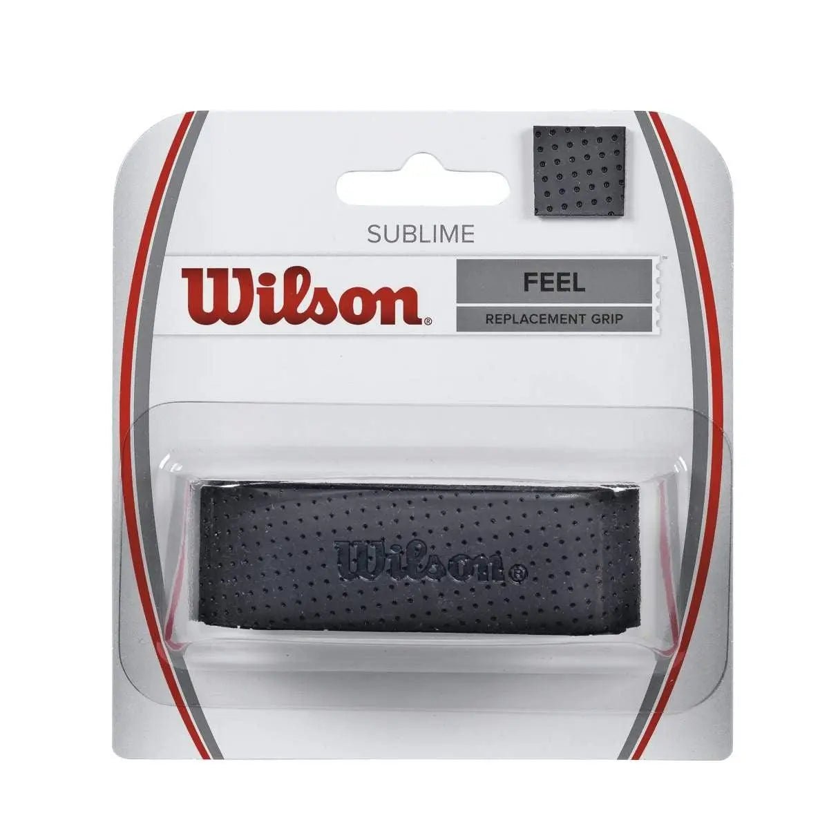 Wilson Sublime Replacement Grip - Black | Premium Tennis Racket Handle Grip for Enhanced Comfort & Control | Perfect for Tennis Players & Racquet Sports Enthusiasts