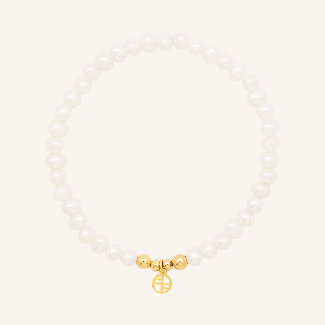 Pearl Lumier Bracelet with Stone of Potential - Elegant Handmade Jewelry for Women - Perfect for Weddings, Parties & Everyday Wear
