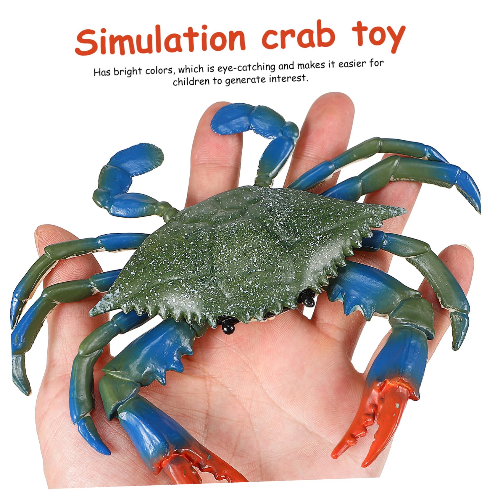 iFundom 16 Pcs Kids Water Play Toy Set - Plastic Crab & Sea Animal Figures for Pool, Beach & Bath Time Fun - Safe PVC Ocean Creatures for Toddlers & Children