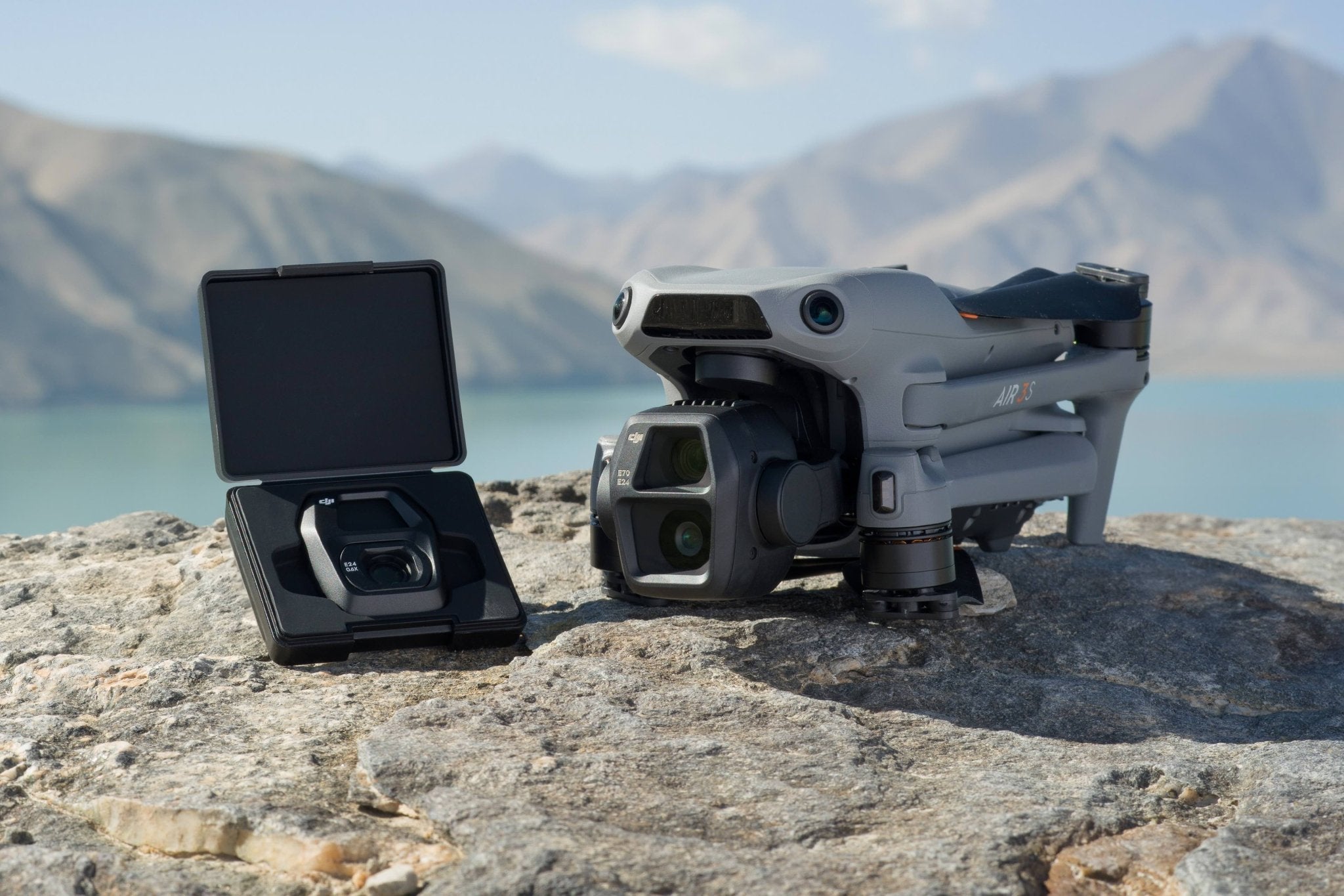DJI Air 3S Wide Angle Lens for Drone Photography - 4K Aerial Camera Accessory for Stunning Landscape & Action Shots | Perfect for Travel Vlogging, Real Estate Tours & Outdoor Adventures