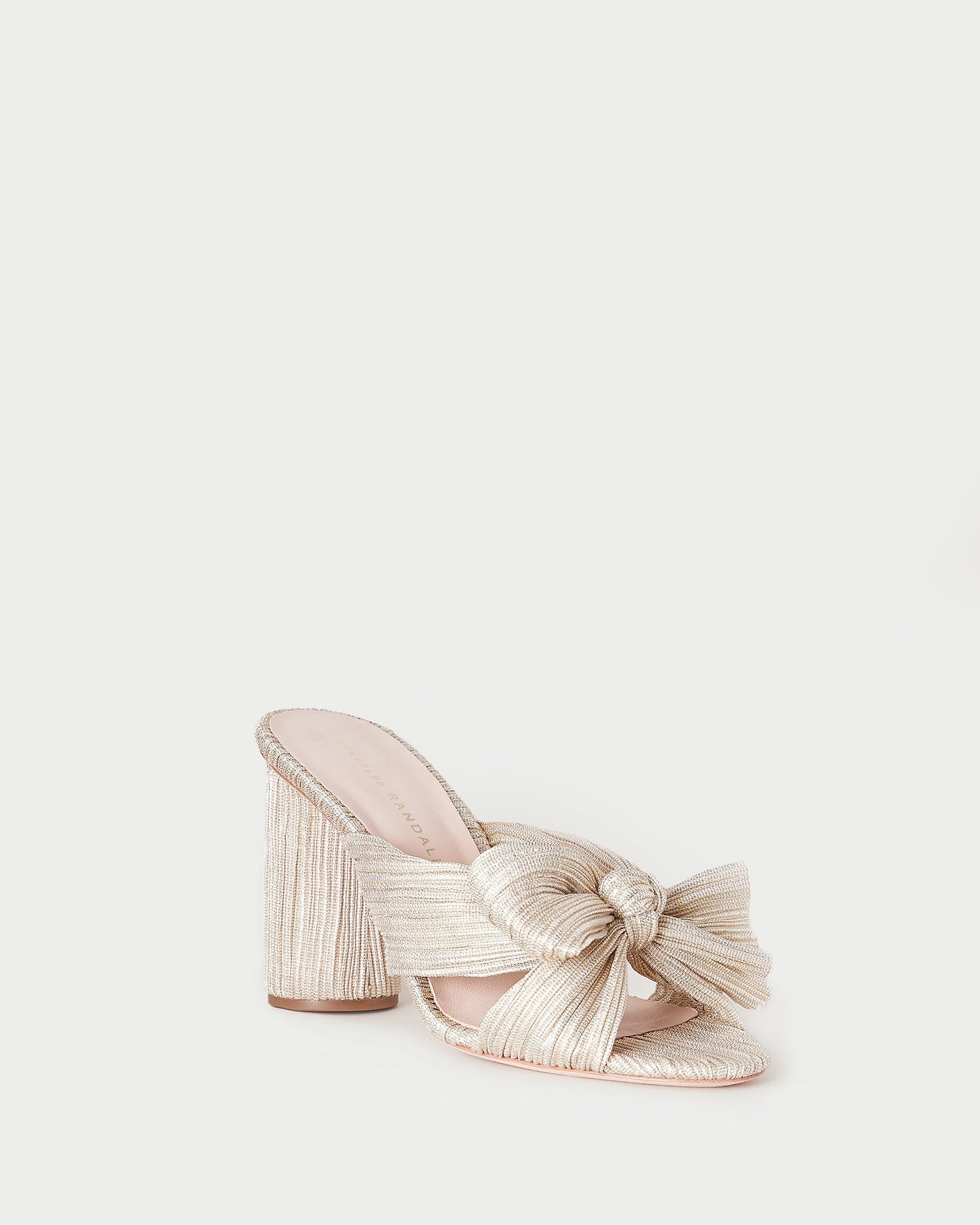 Penny Pleated Bow Heel - Elegant Women's Dress Shoes for Weddings, Parties & Special Occasions