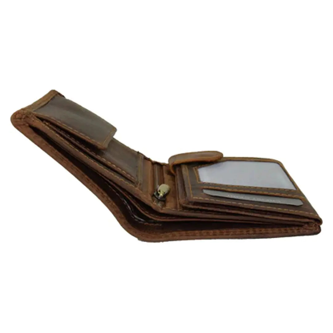 Premium Greenwood Leather Tyler Wallet for Men - Slim RFID Blocking Bifold Wallet - Perfect for Everyday Use, Travel & Business