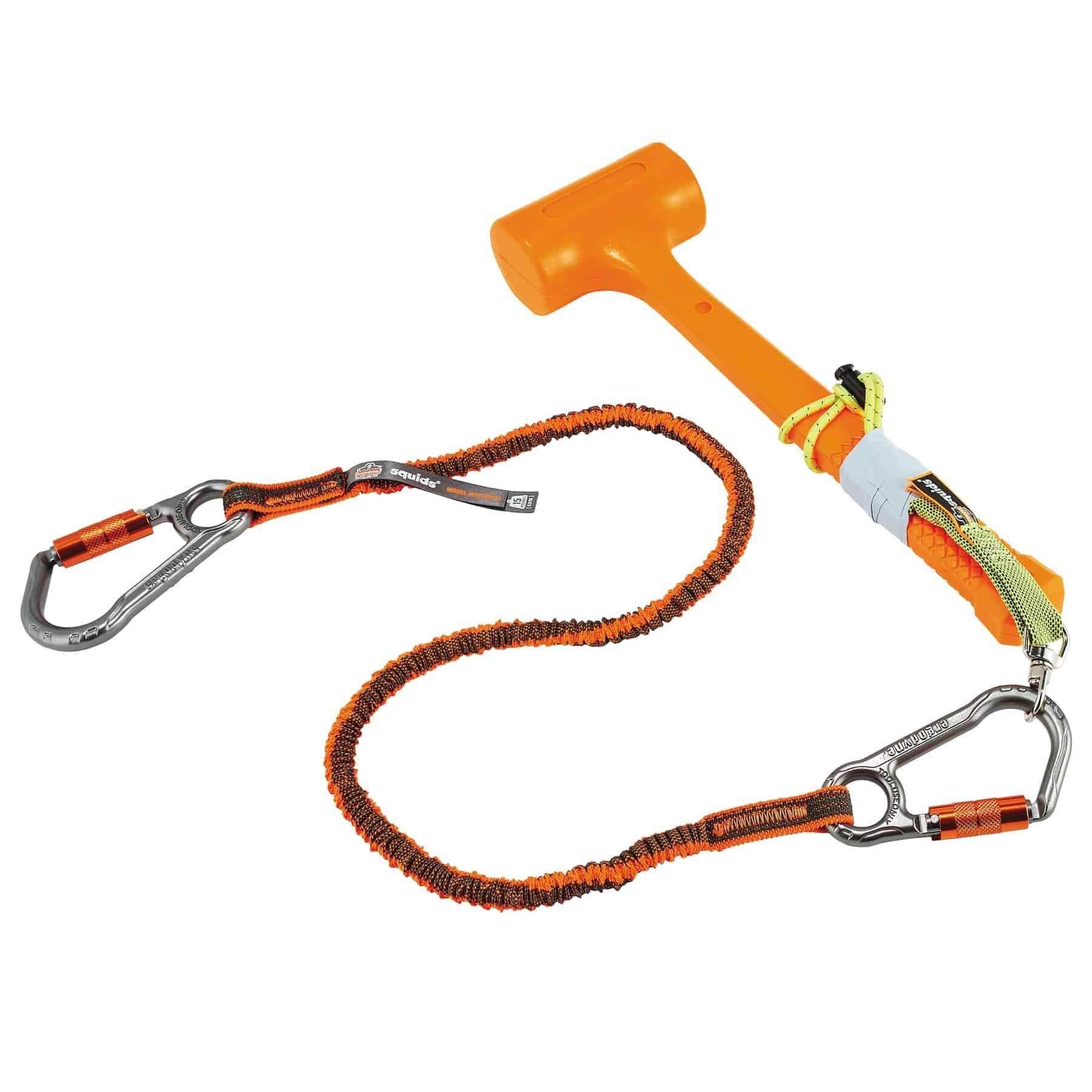 Ergodyne Squids 3187 Tool Tethering Kit for Scaffolders - Safety Tool Lanyards with Attachments for Wrenches & Mallets | Fall Protection for Construction & Roofing Work