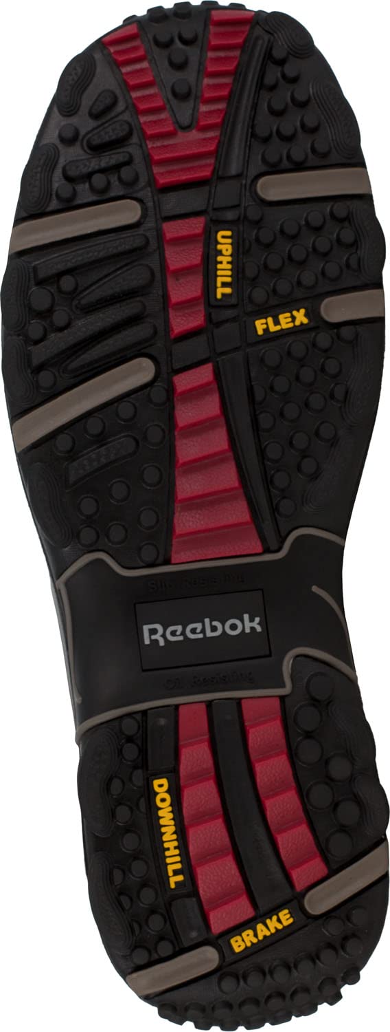 Reebok Women's Tiahawk Composite Toe Work Safety Shoes - Met Guard EH Rated for Workplace Protection | Comfortable Brown Casual Work Boots for Construction, Warehouse & Industrial Jobs